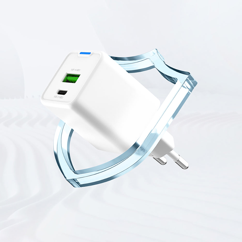 Recci RC107E Type-C PD & USB-A GaN Teknolojili Hızlı Şarj Başlığı 30W Recci RC107E Type-C PD & USB-A GaN Teknolojili Hızlı Şarj Başlığı 30W